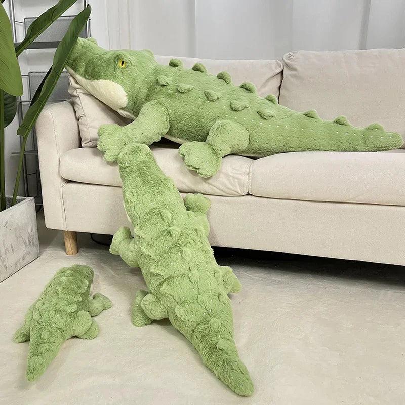  Crocodile Plush Toy Jungle Green Pillow Cushion Cozy 