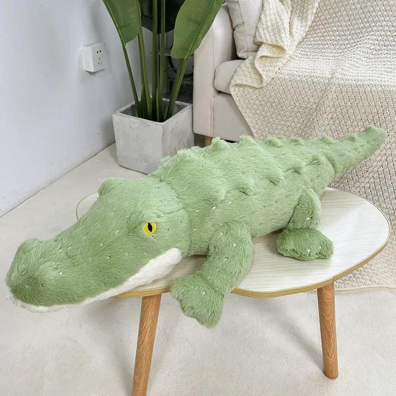  Crocodile Plush Toy Jungle Green Pillow Cushion Cozy 