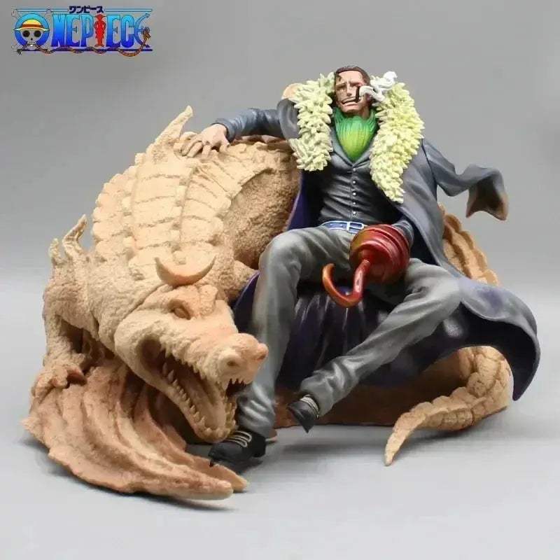 One Piece Crocodile Action Figure Sitting Pose 18 Cm - ToylandEU