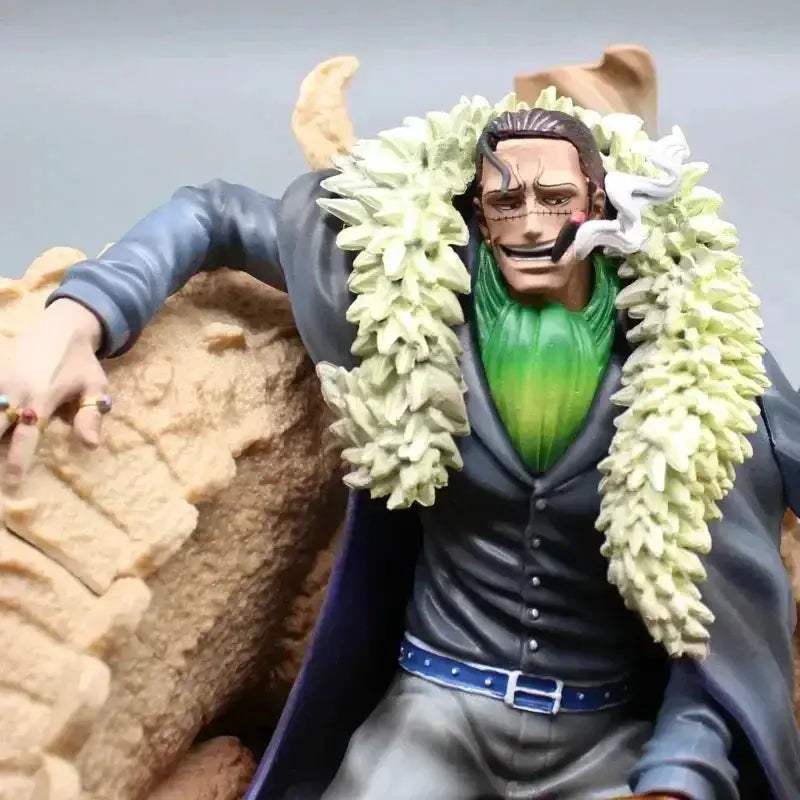 One Piece Crocodile Action Figure Sitting Pose 18 Cm - ToylandEU