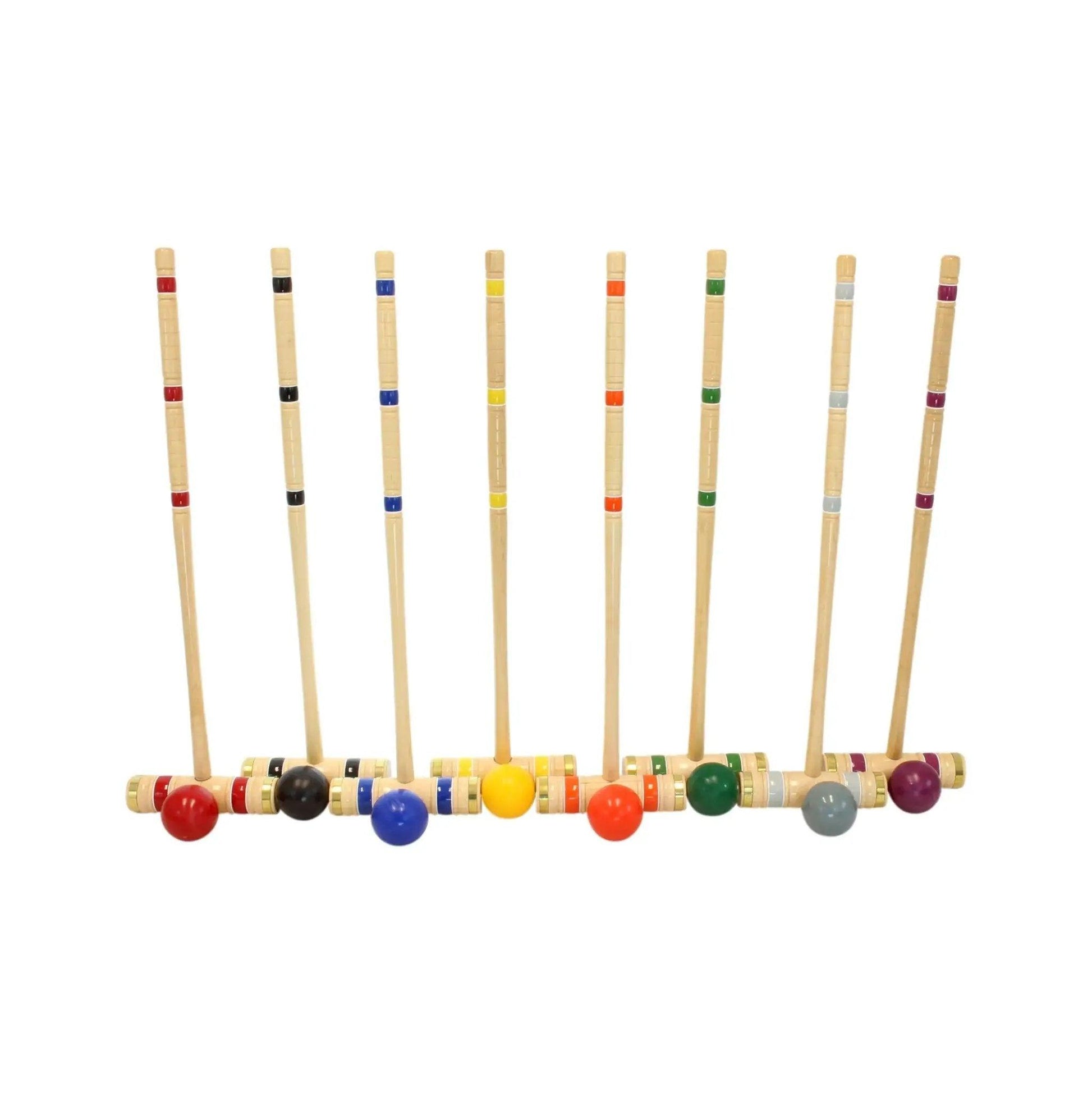  Croquet Set Deluxe Eight Player With Wooden Holder -  ToylandEU™