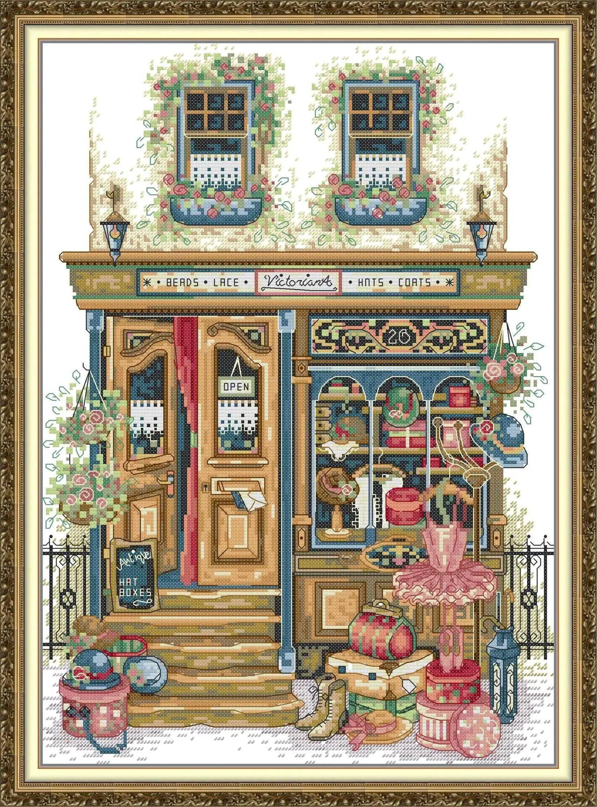  Joy Sunday Easy DIY Cross Stitch Kit - 11CT Stamped Aida Fabric Embroidery Set -  ToylandEU™