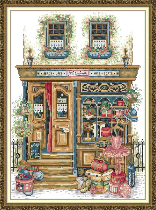  Joy Sunday Easy DIY Cross Stitch Kit - 11CT Stamped Aida Fabric Embroidery Set -  ToylandEU™