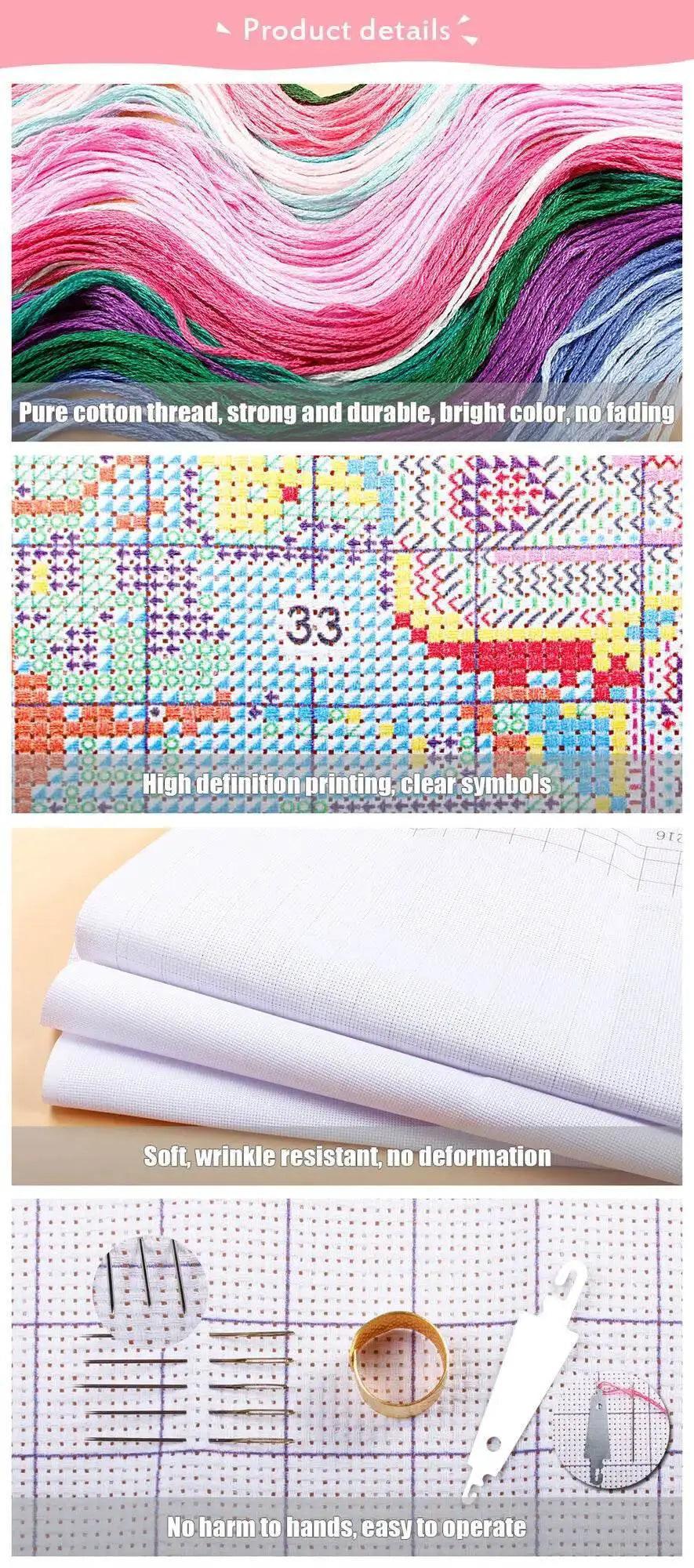  Disney Mickey Mouse and Donald Duck DIY Animal Cross Stitch Kit - Cartoon Canvas Embroidery for Home Decor and Relaxation -  ToylandEU™