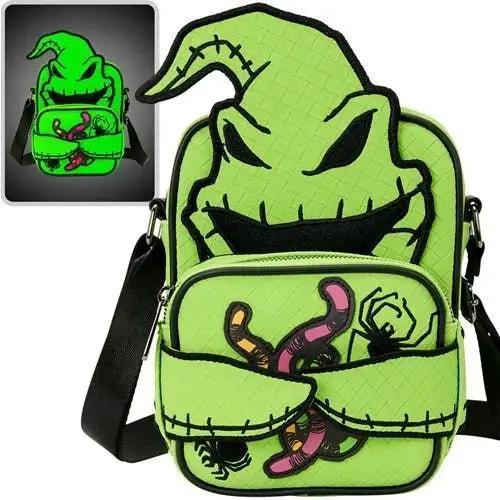  Loungefly The Nightmare Before Christmas Oogie Boogie Glow-in-the-Dark Crossbuddies Bag -  ToylandEU™