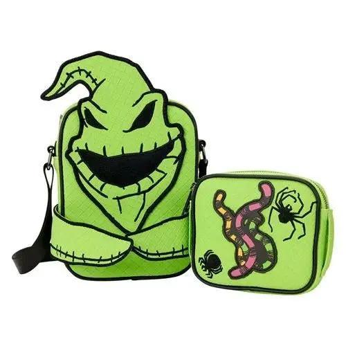  Loungefly The Nightmare Before Christmas Oogie Boogie Glow-in-the-Dark Crossbuddies Bag -  ToylandEU™
