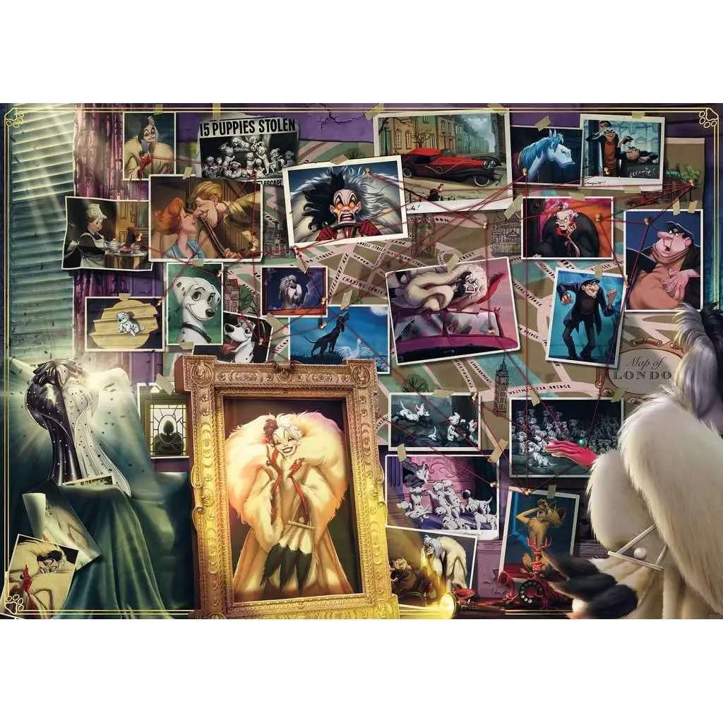 Challenging Disney Villainous 1000 Piece Jigsaw Puzzle - ToylandEU