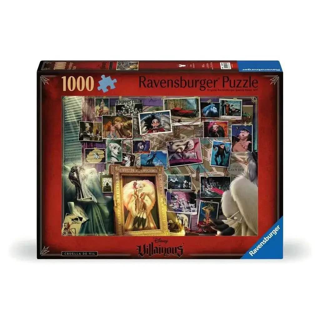 Cruella De Vil "Disney Villainous" 1000 Piece Jigsaw Puzzle Ravensburger - ToylandEU