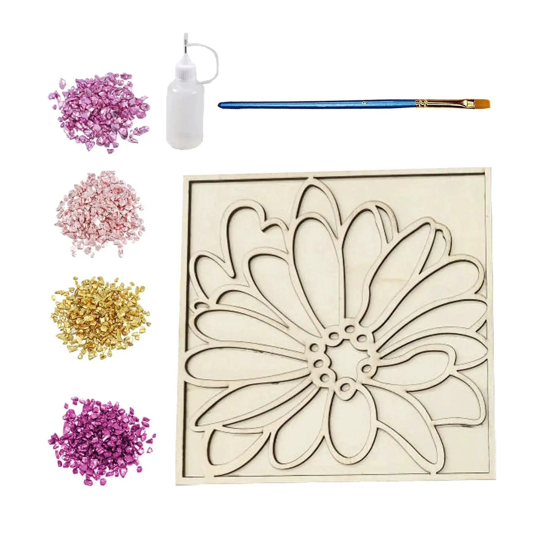  Crushed Glass Flower Kit -  ToylandEU™
