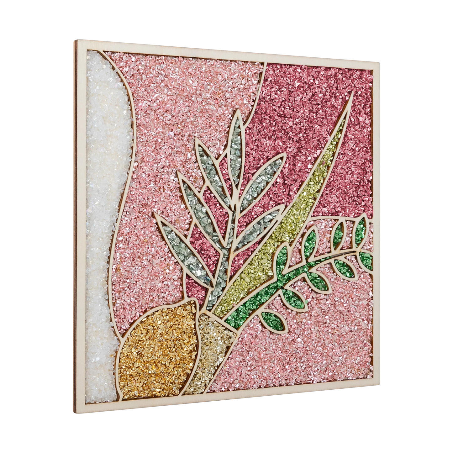 Crushed Glass Lulav Esrog Craft Kit for DIY Mosaic Art - ToylandEU