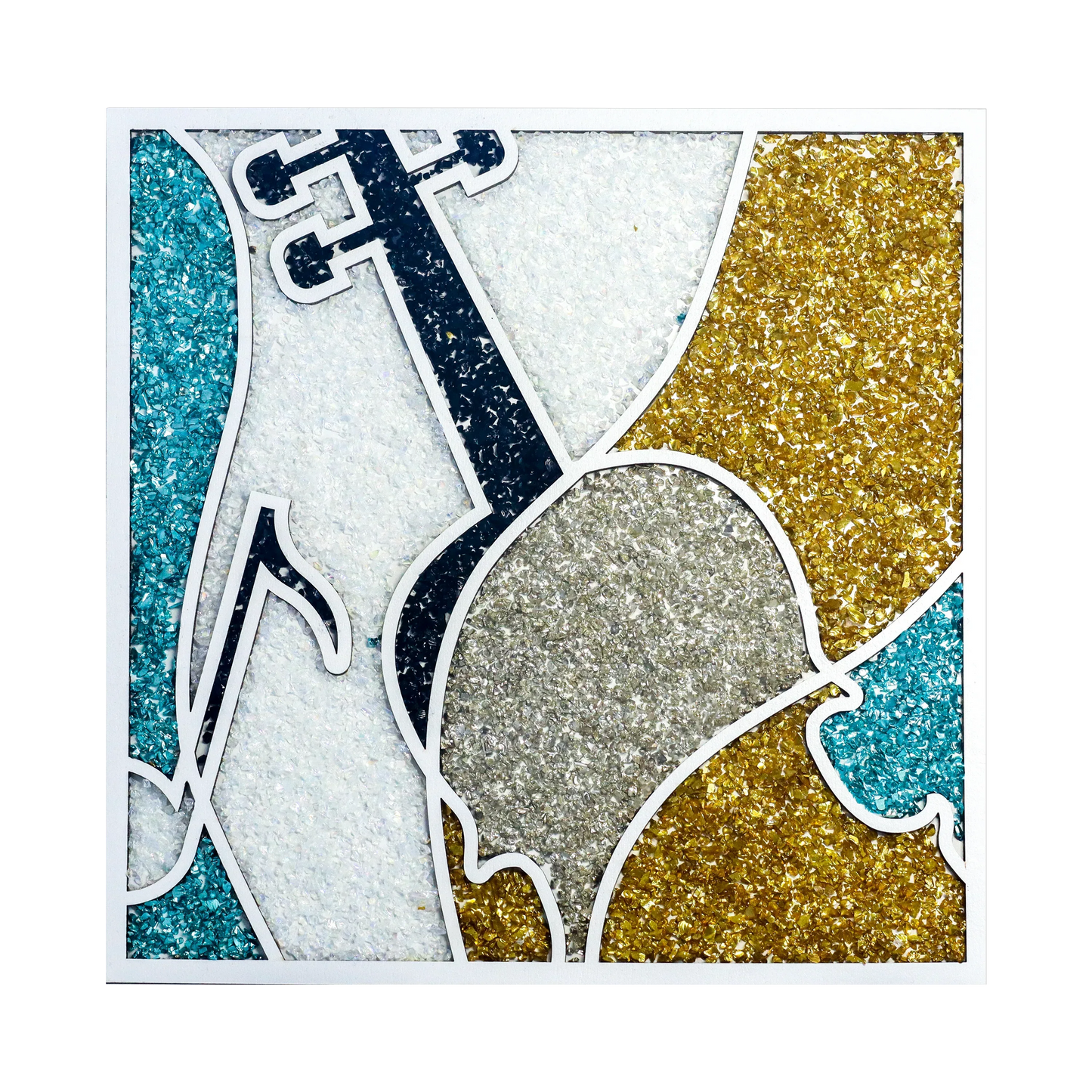 Crushed Glass Violin Art Kit For Colorful Mosaic Projects - ToylandEU