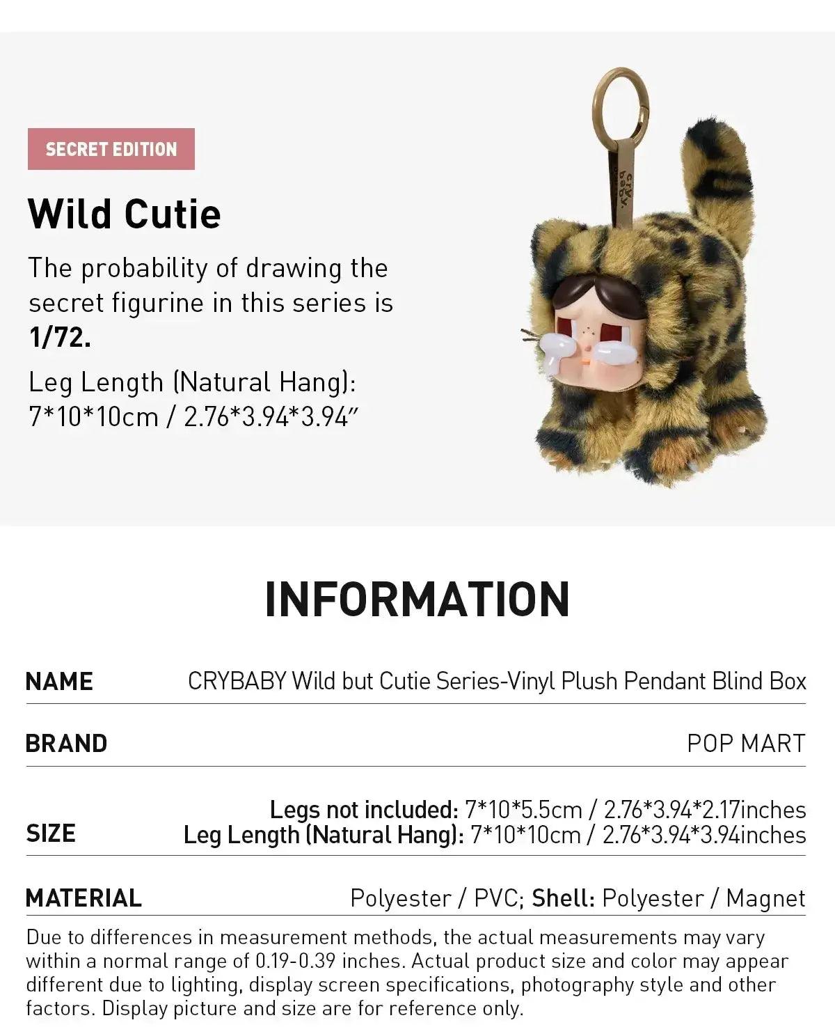  Crybaby Vinyl Plush Pendant Blind Box Collectible Limited -  ToylandEU™