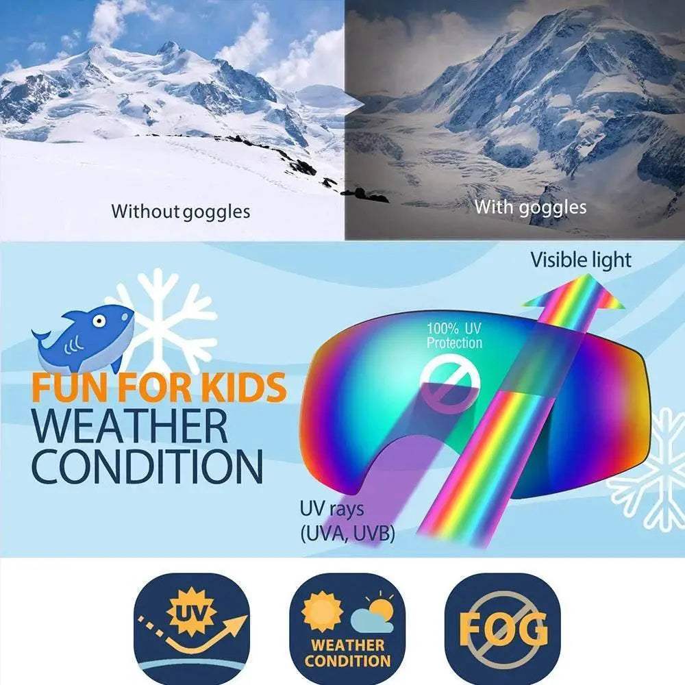  Crystal Clear Kids Ski Goggles UV400 Toyland EU -  ToylandEU™
