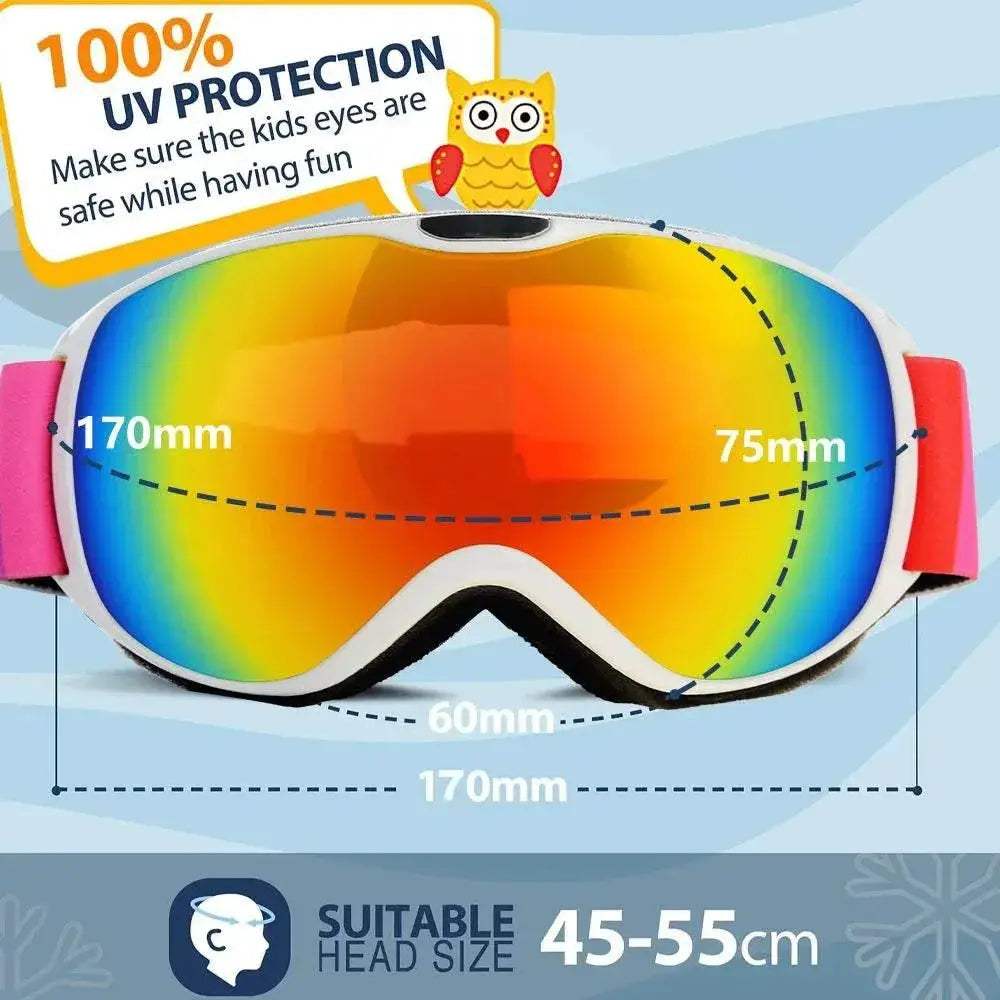  Crystal Clear Kids Ski Goggles UV400 Toyland EU -  ToylandEU™