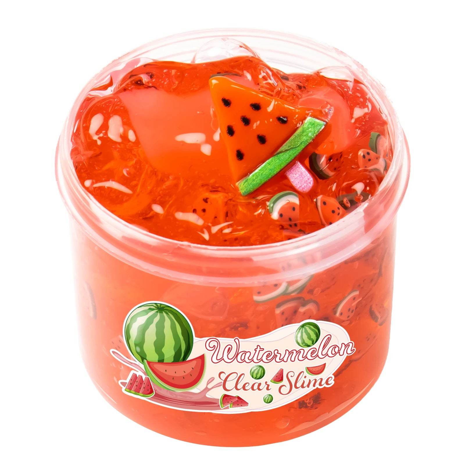 Crystal Clear Slime With Watermelon Charms For Parties - ToylandEU