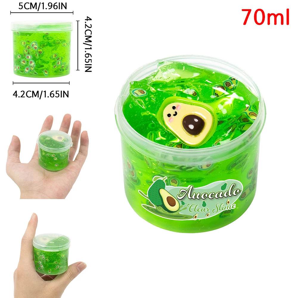 Crystal Clear Slime With Watermelon Charms For Parties - ToylandEU