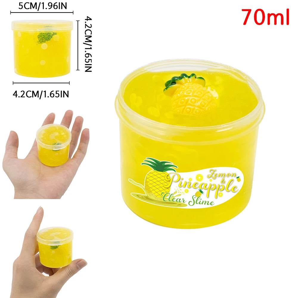 Crystal Clear Slime With Watermelon Charms For Parties - ToylandEU