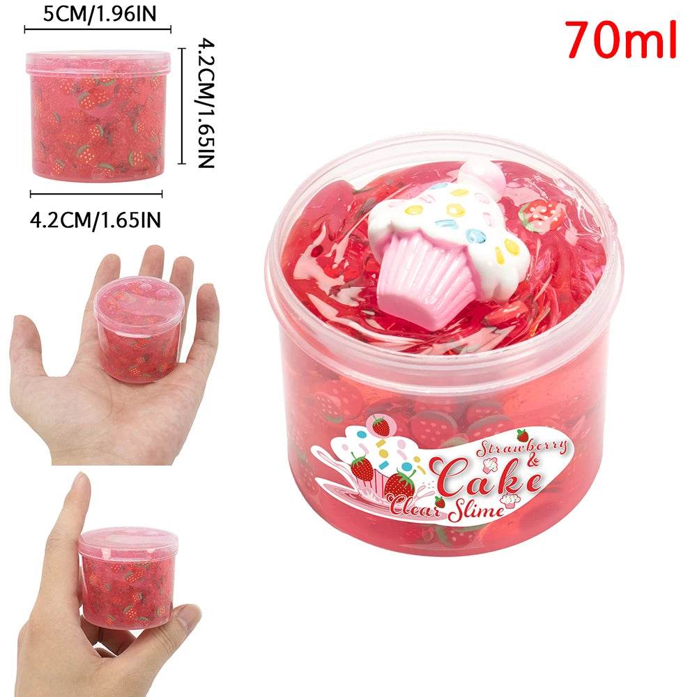 Crystal Clear Slime With Watermelon Charms For Parties - ToylandEU