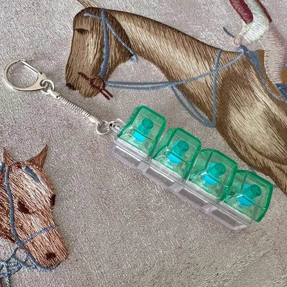 Crystal Fidget Keycap Toy LED Clicker for Adults and Kids - ToylandEU