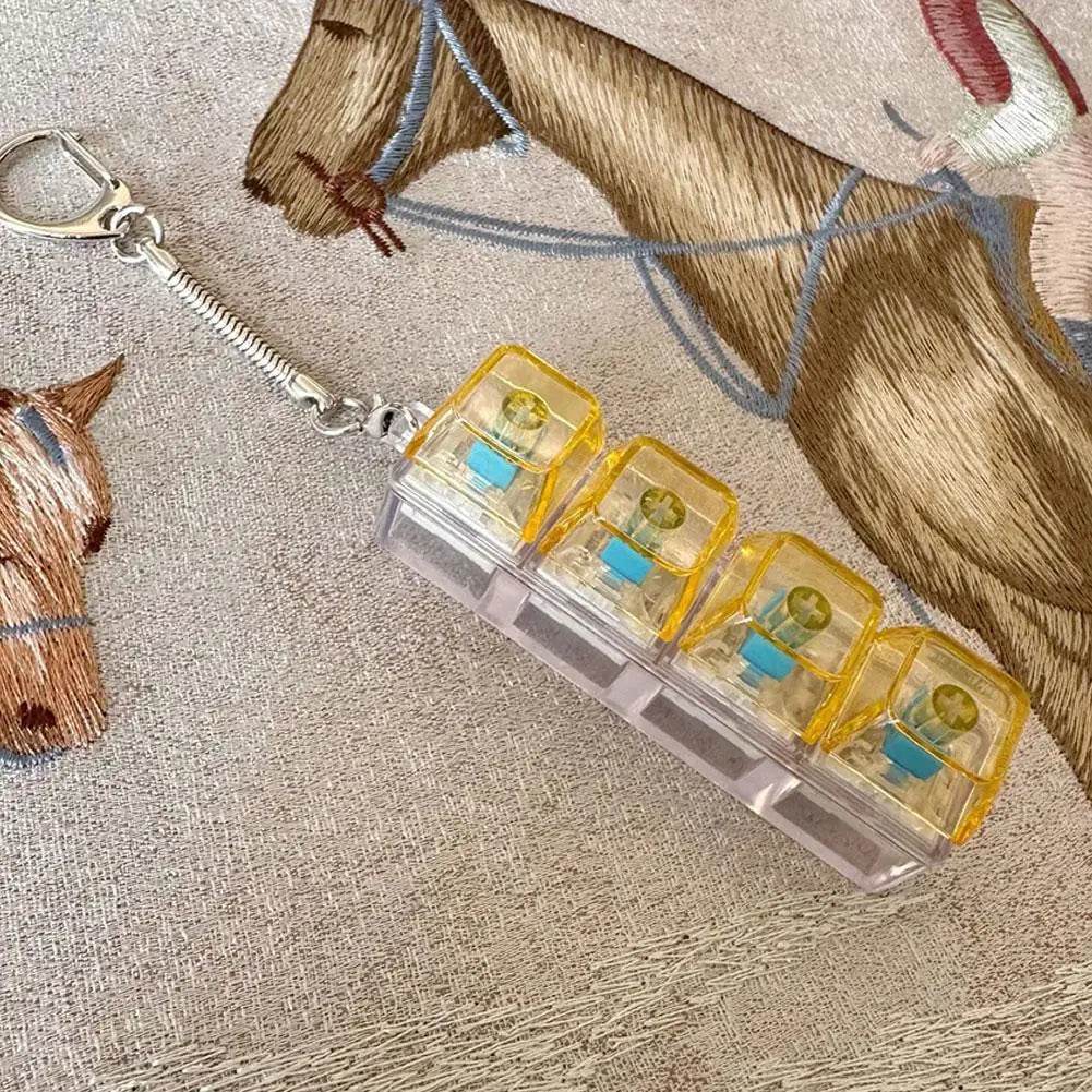 Crystal Fidget Keycap Toy LED Clicker for Adults and Kids - ToylandEU