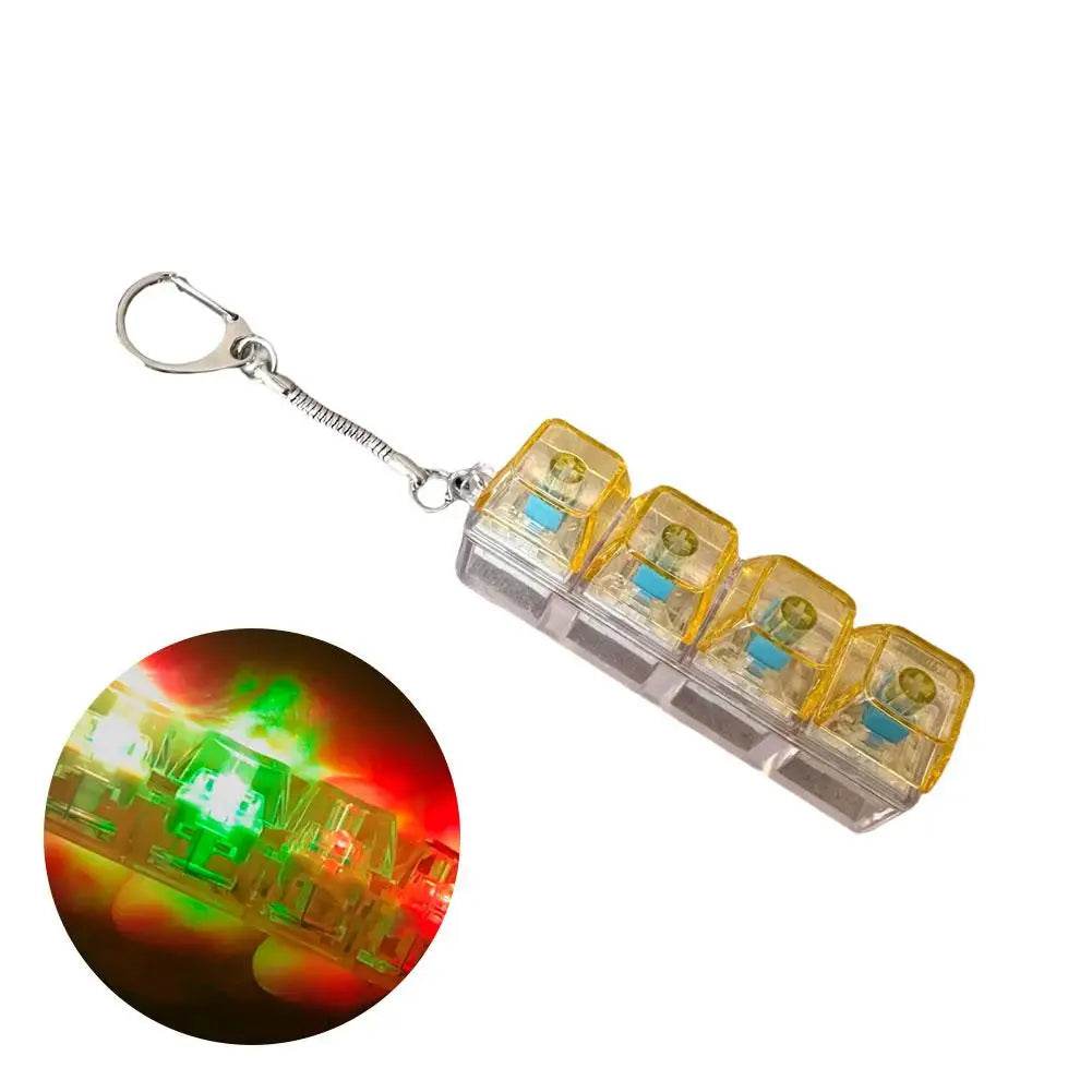 Crystal Fidget Keycap Toy LED Clicker for Adults and Kids - ToylandEU