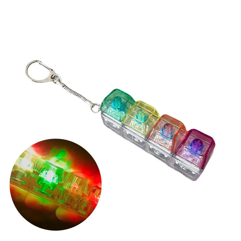 Crystal Fidget Keycap Toy LED Clicker for Adults and Kids - ToylandEU