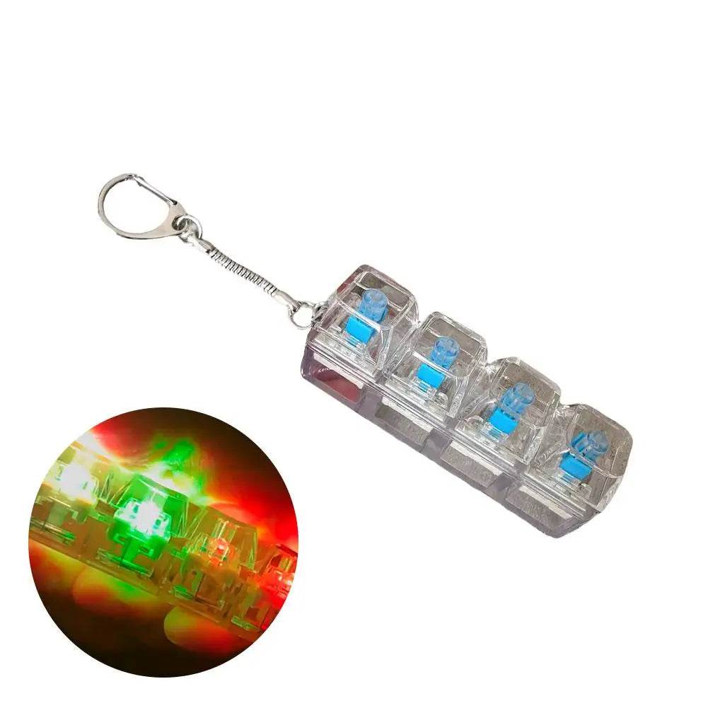 Crystal Fidget Keycap Toy LED Clicker for Adults and Kids - ToylandEU