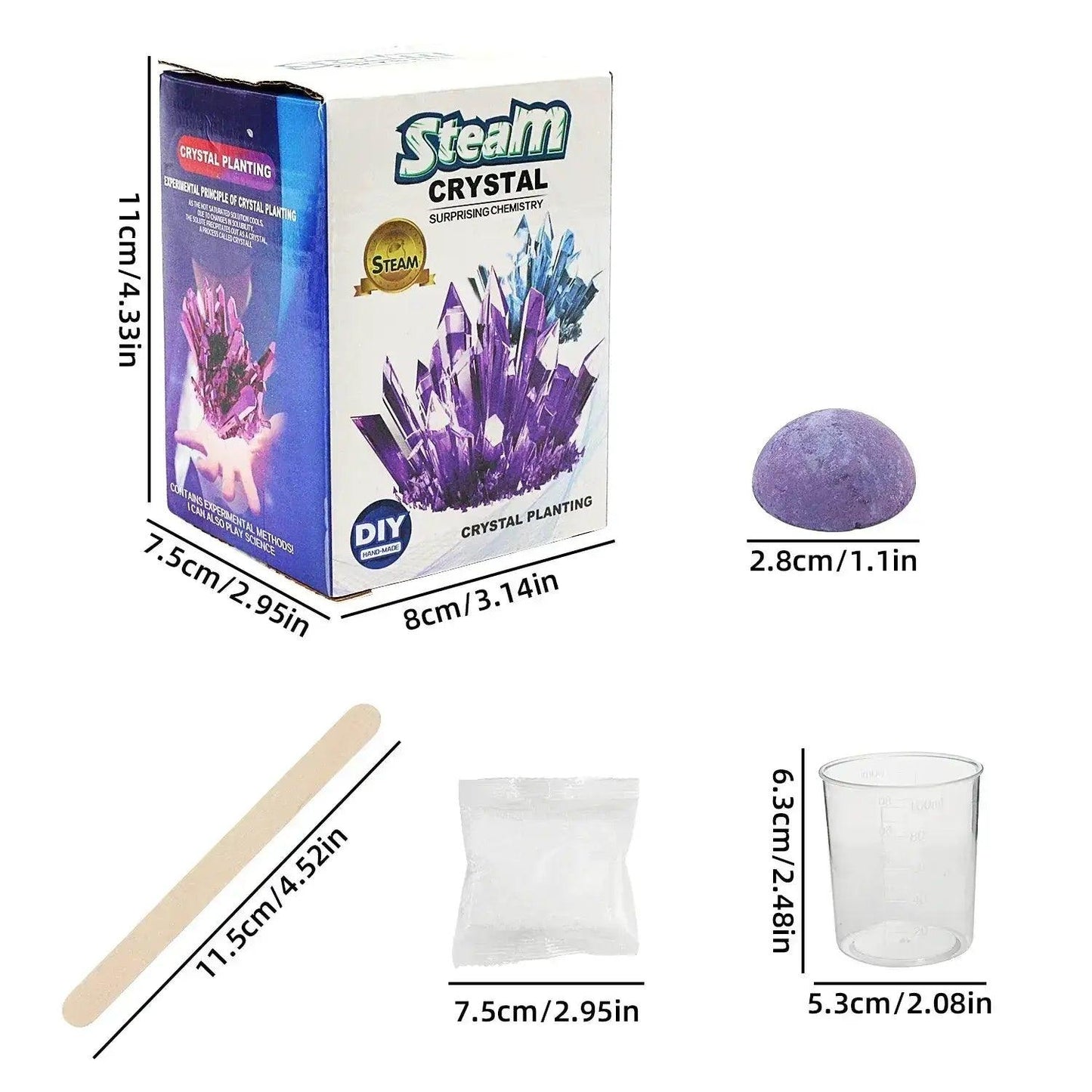 Crystal Growing Kit For Kids Science Experiment Safe -  ToylandEU™