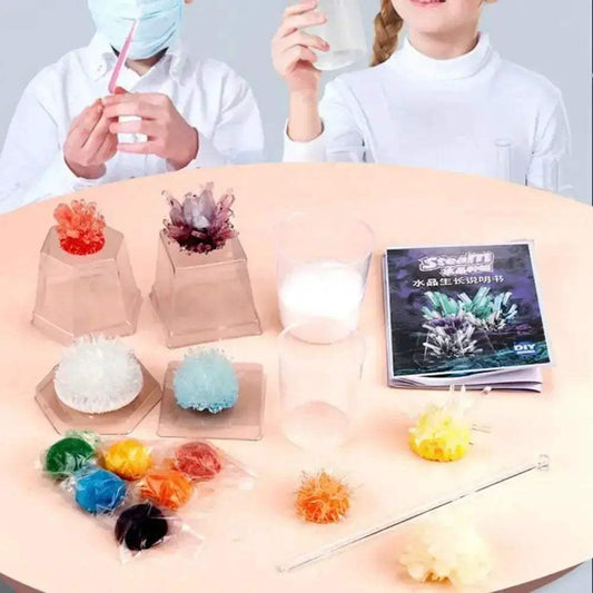  Crystal Growing Kit Light Up Display Stand For STEM -  ToylandEU™