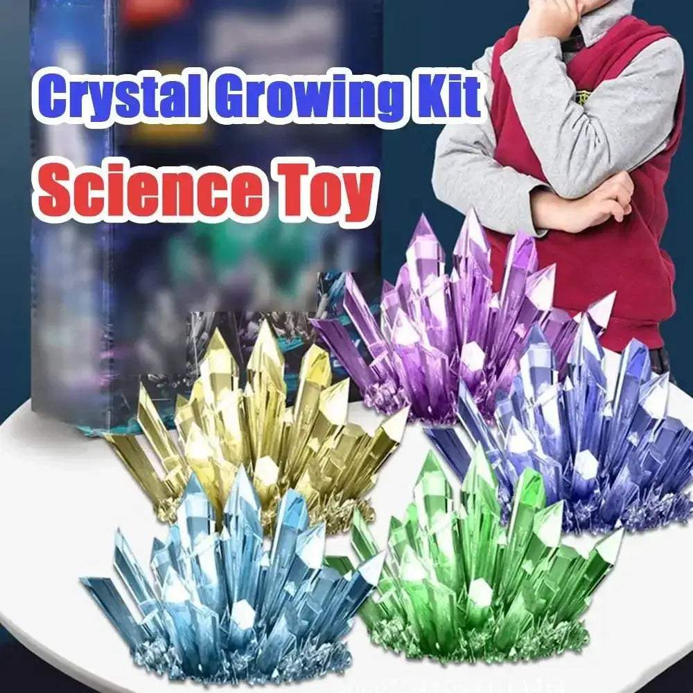 Crystal Growing Kit With Light Up Display Stand For STEM - ToylandEU