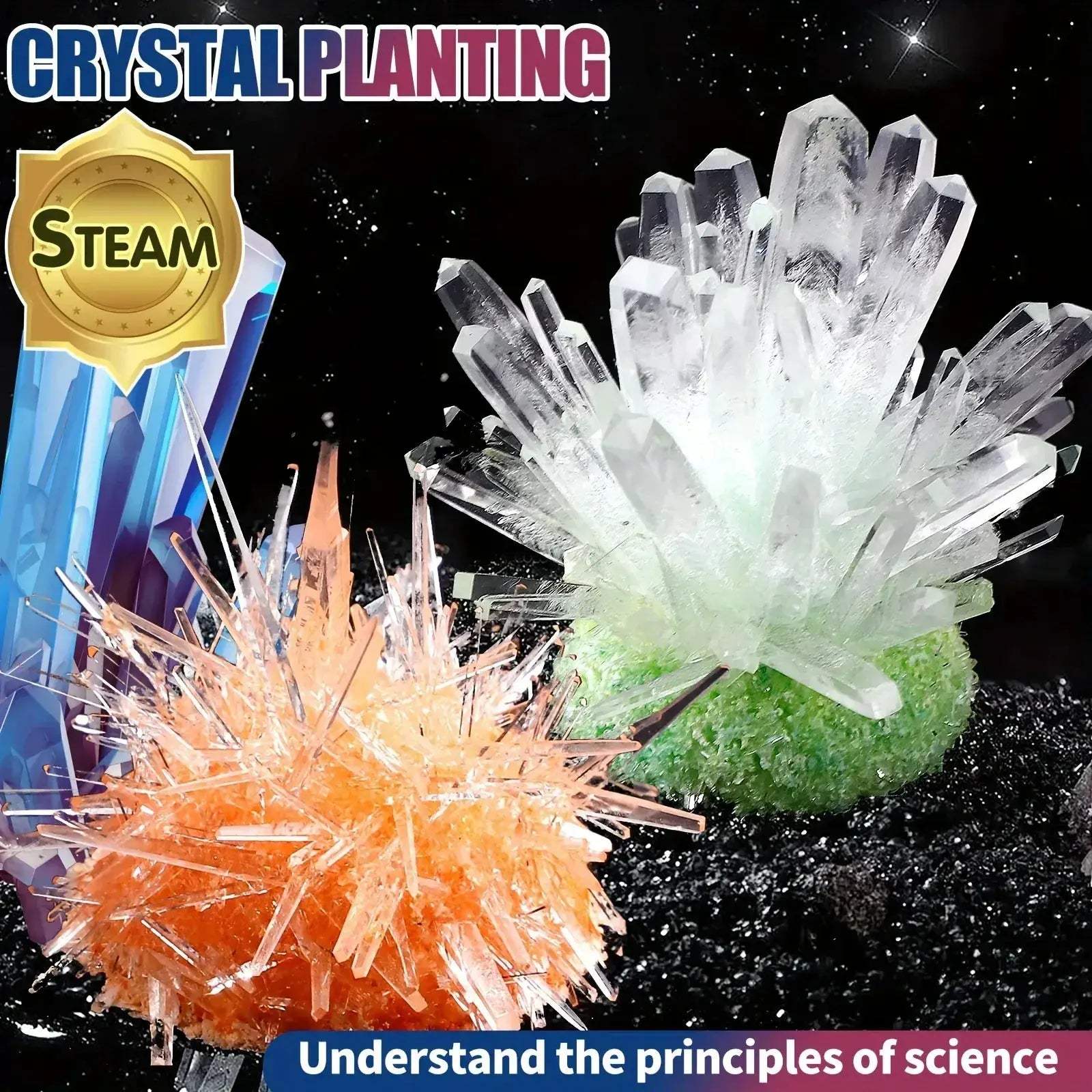 Crystal Growth Kit for Science Education and Fun Learning - ToylandEU