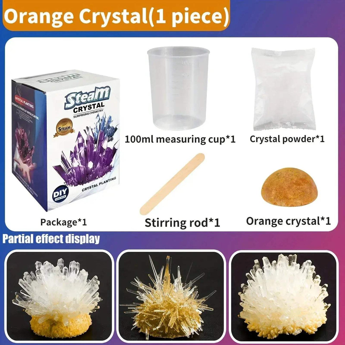 Crystal Growth Kit for Science Education and Fun Learning - ToylandEU