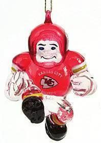  Kansas City Chiefs Ornament Crystal Halfback 3 Inch CO -  ToylandEU™