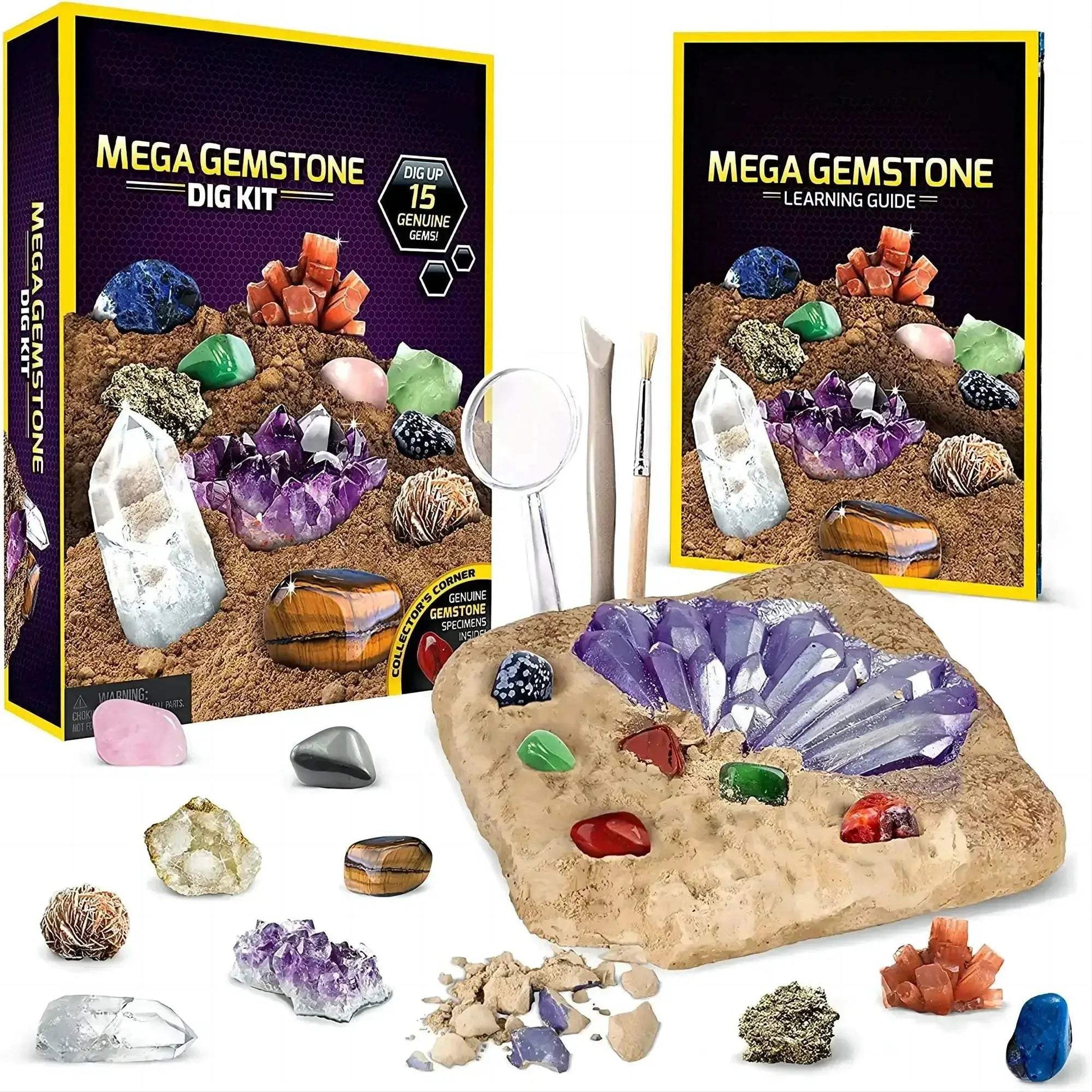 Crystal Mining Kit for Kids Educational Gem Discovery - ToylandEU