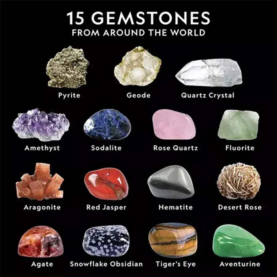 Crystal Mining Kit for Kids Educational Gem Discovery - ToylandEU