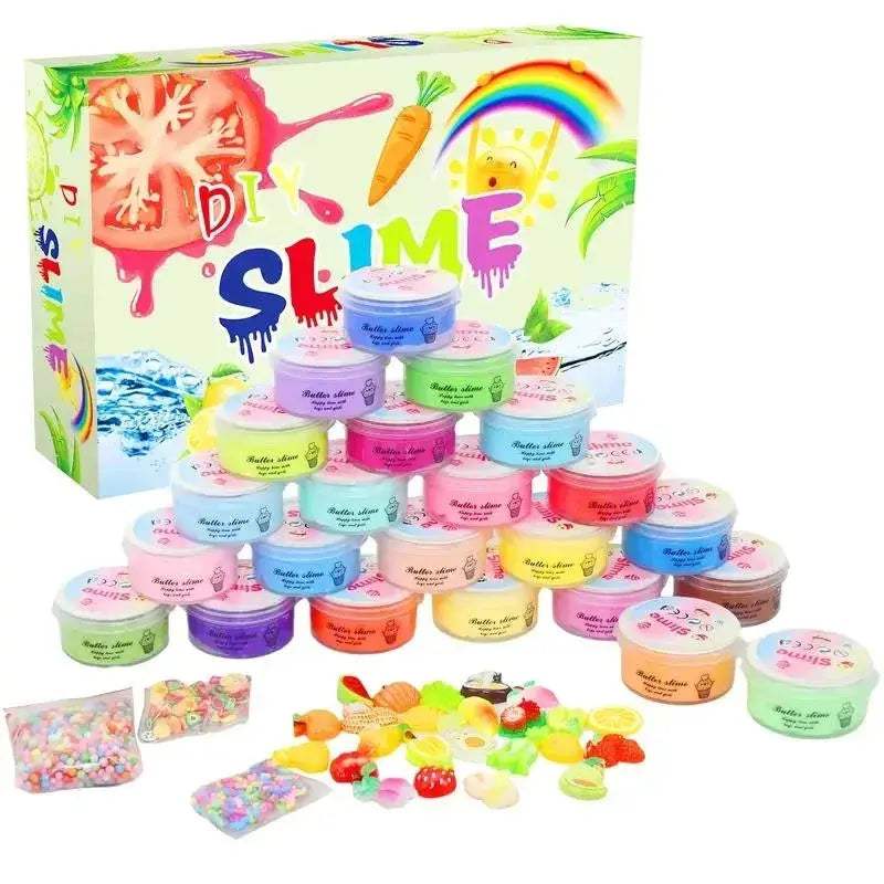 Crystal Mud Set 24 Colors Relaxing Educational Toy For Kids - ToylandEU
