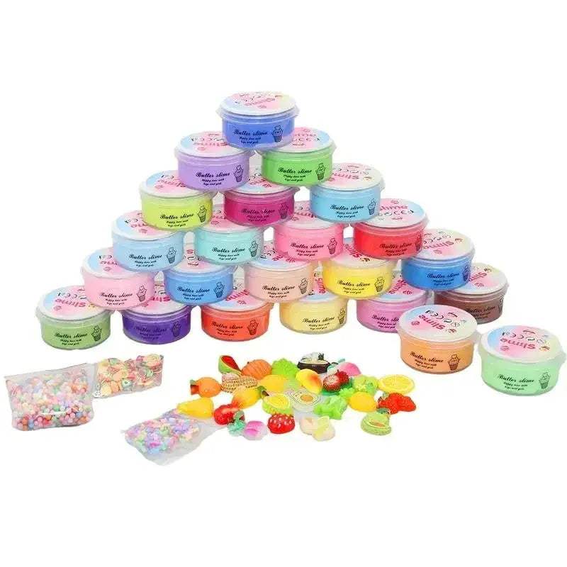 Crystal Mud Set 24 Colors Relaxing Educational Toy For Kids - ToylandEU