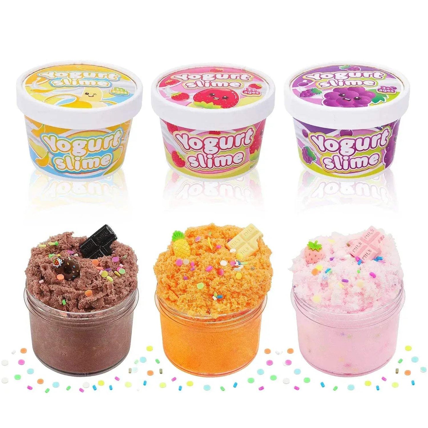 Crystal Mud Slime Cloud Silk DIY Kit With Fruit Flavor - ToylandEU