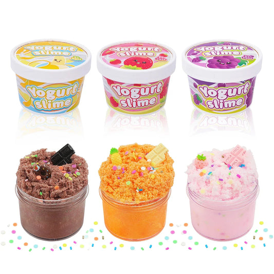 Crystal Mud Slime Cloud Silk DIY Kit With Fruit Flavor - ToylandEU