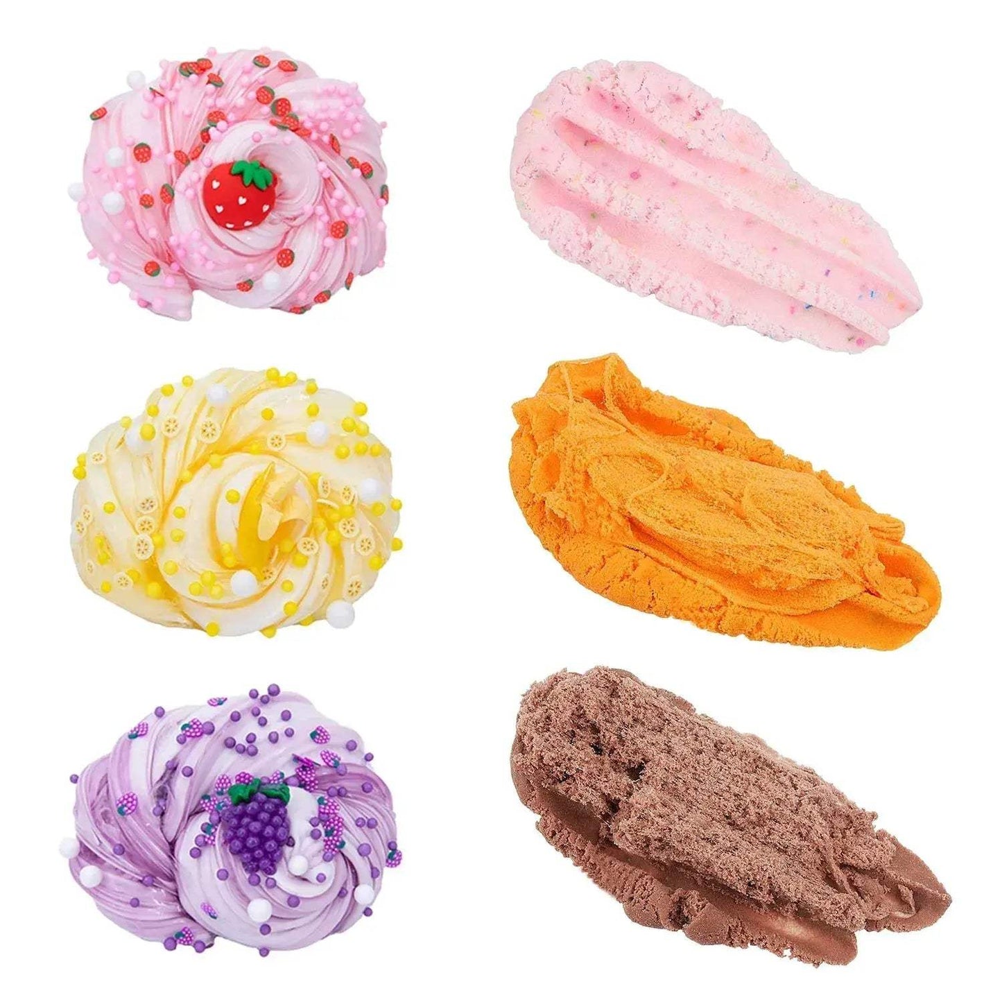 Crystal Mud Slime Cloud Silk DIY Kit With Fruit Flavor - ToylandEU