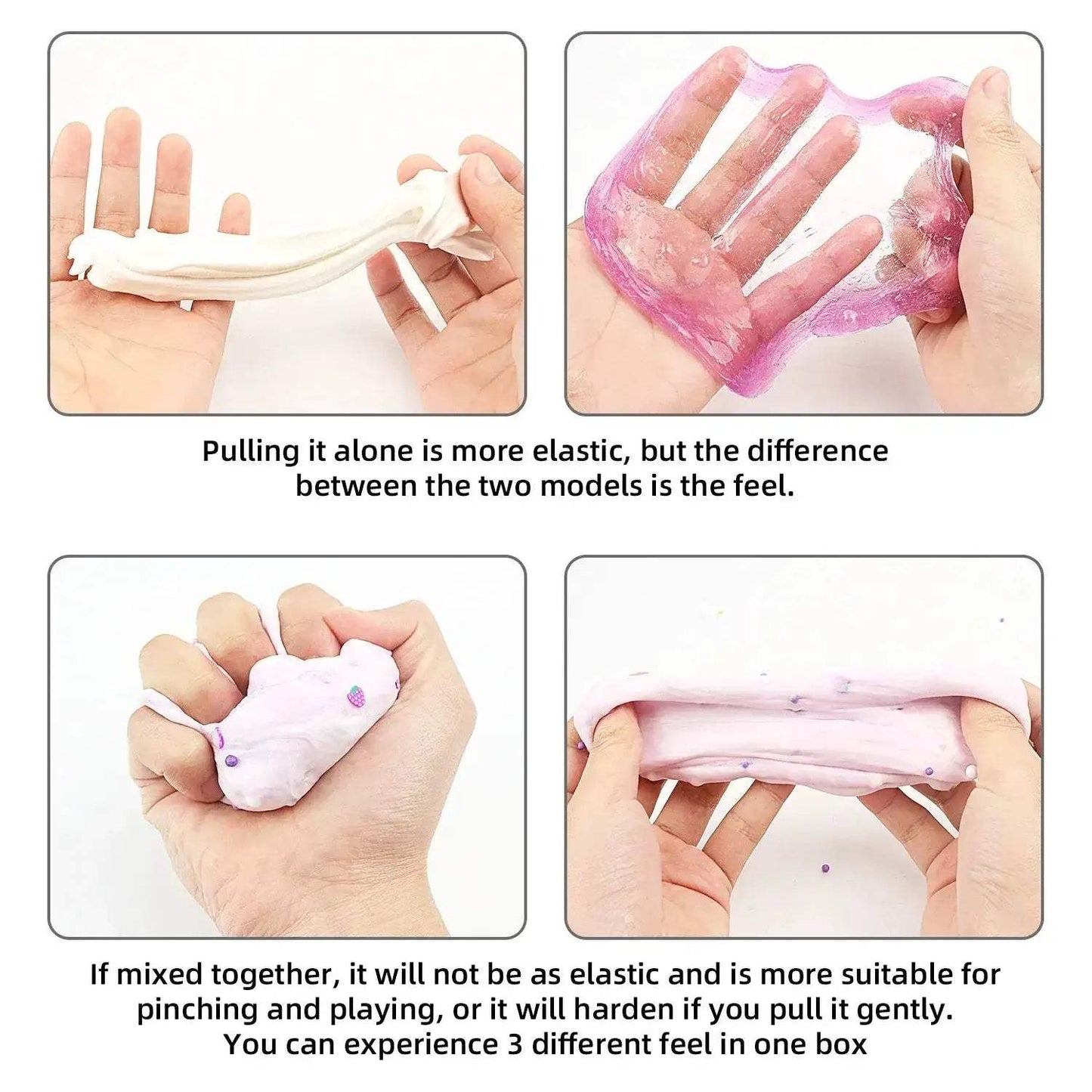 Crystal Mud Slime Cloud Silk DIY Kit With Fruit Flavor - ToylandEU