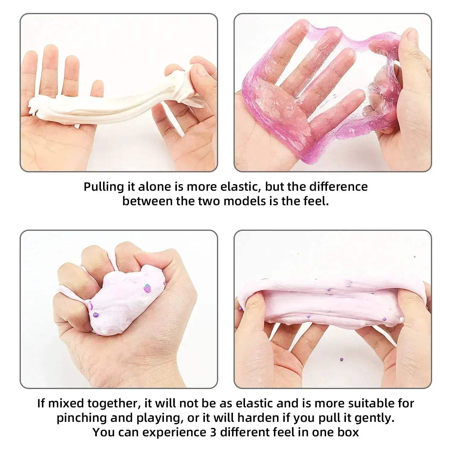 Crystal Mud Slime Cloud Silk DIY Kit With Fruit Flavor - ToylandEU