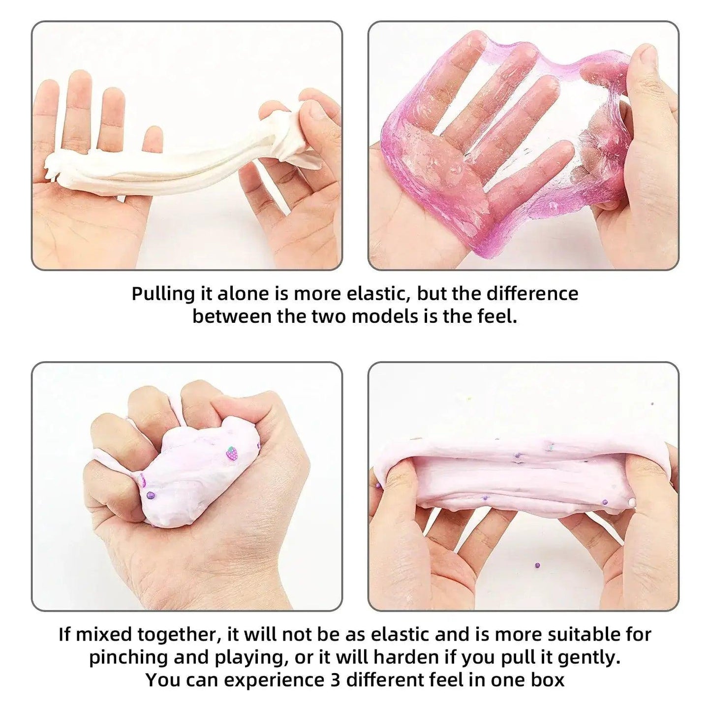  Crystal Mud Slime DIY Kit Premium Cloud Silk -  ToylandEU™