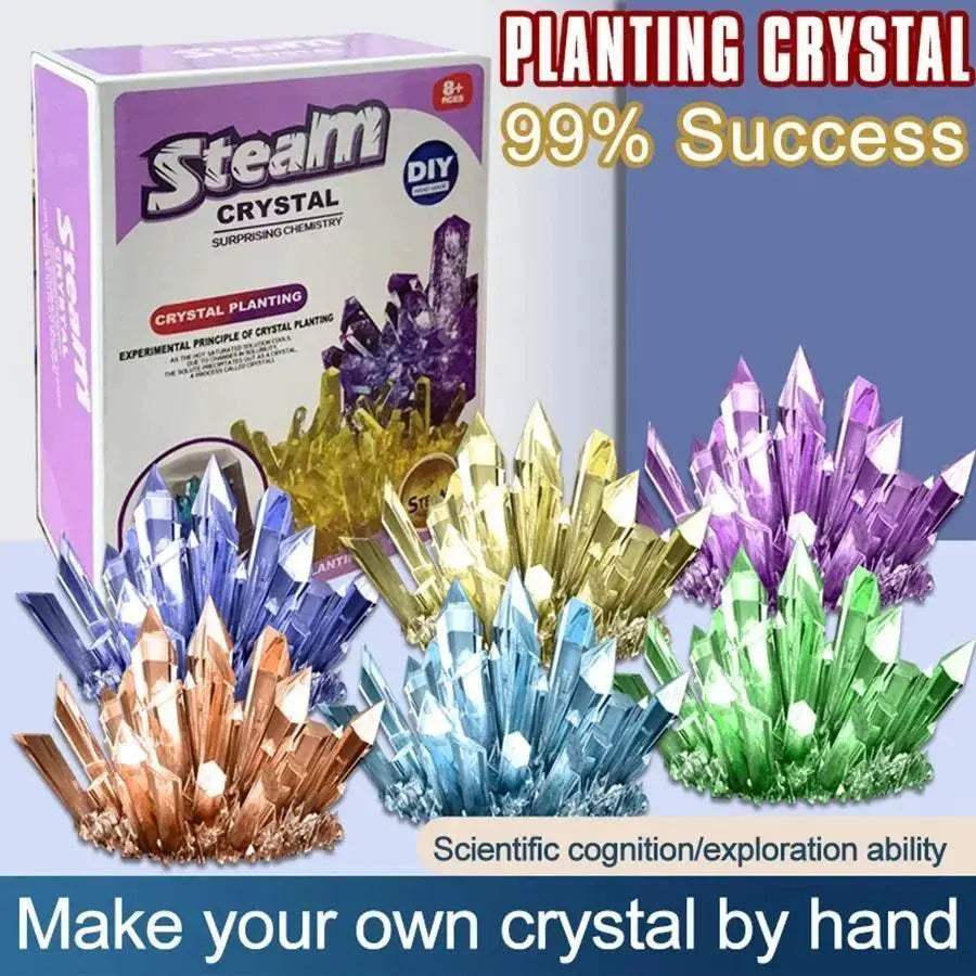 Crystal Planting Experiments Science and Education Toys DIY Growable Crystals Color Random Christmas and Halloween Gifts - ToylandEU