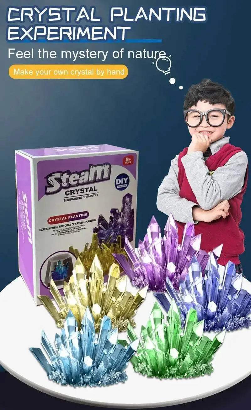 Crystal Planting Experiments Science and Education Toys DIY Growable Crystals Color Random Christmas and Halloween Gifts - ToylandEU