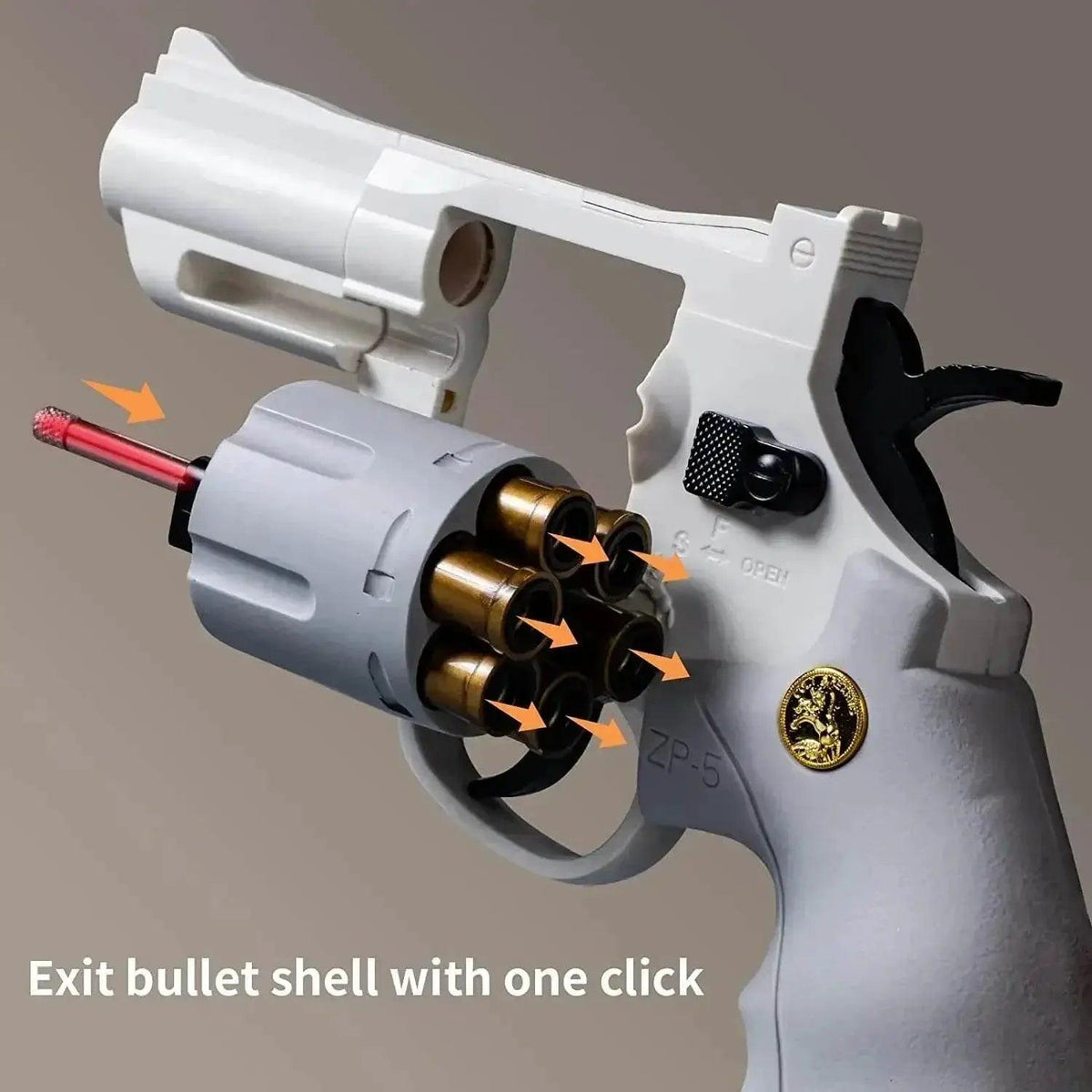  Csnoobs ZP5 357 Revolver Toy Gun for Kids and Adults -  ToylandEU™