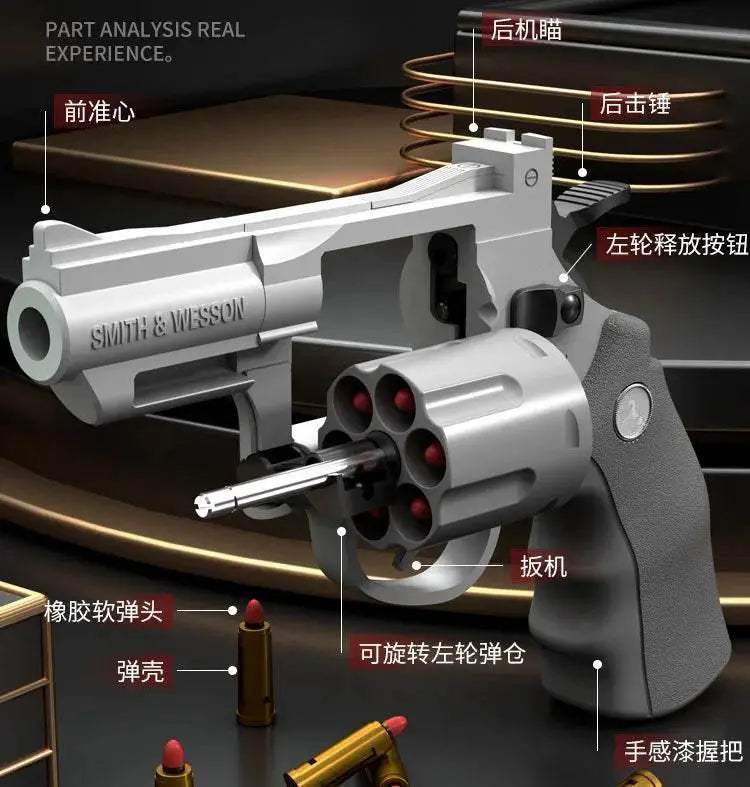  Csnoobs ZP5 357 Revolver Toy Gun for Kids and Adults -  ToylandEU™