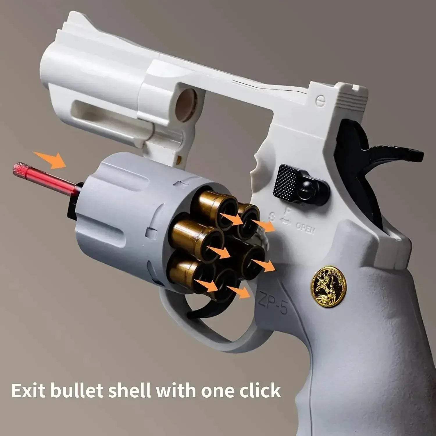  Csnoobs ZP5 357 Revolver Toy Gun for Kids and Adults -  ToylandEU™
