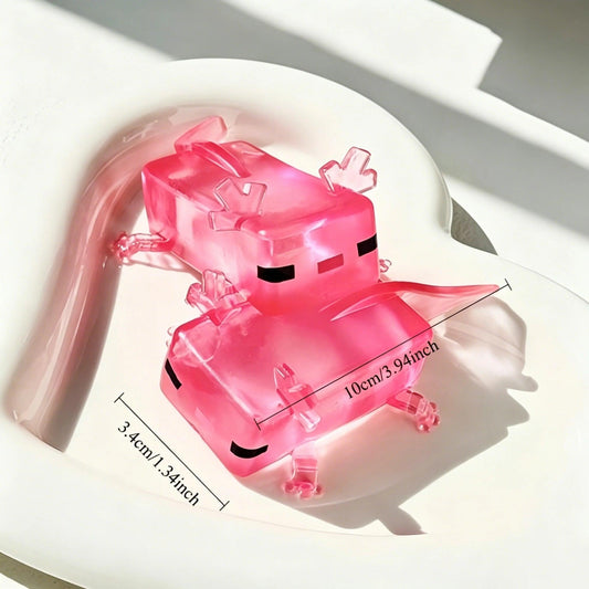 Cube Axolotl Squishy | Slow Rising | Toylandeu™