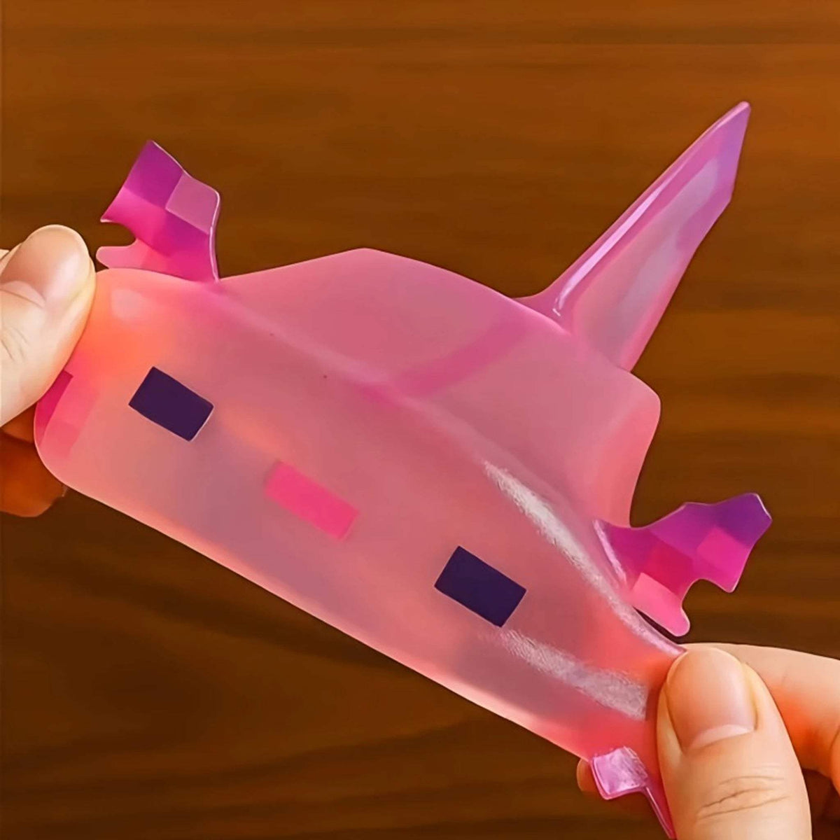 Cube Axolotl Squishy | Slow Rising | Toylandeu™